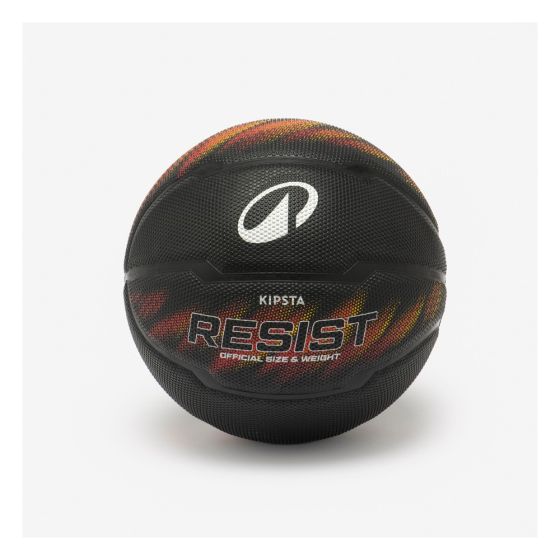 Size 5 Basketball Resist R500 - Black/Orange