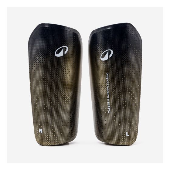 Adult Football Shin Guards with Support Sleeves F500 - Blue