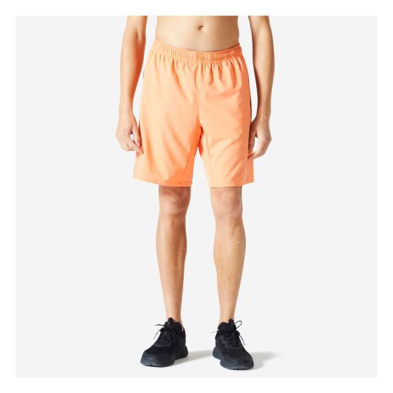 Fitness Shorts with Zip Pockets - Melon Orange