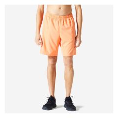 Fitness Shorts with Zip Pockets - Melon Orange