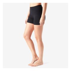 Women's Gym Shorts Black Slim-Fit Design - 500 Series