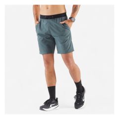 Men's Running Shorts - KIPRUN Run 500 Dry Dark Green Grey