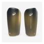 Kids' Football Shin Guards with Support Sleeves F500 - Blue