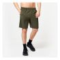 Fitness Shorts with Zip Pockets - Khaki Green