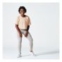 Women's Cropped Fitness T-Shirt 520 - Powder Beige