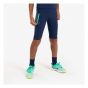 Kids' KIPRUN dry+ running shorts - navy blue and green