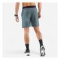Men's Running Shorts - KIPRUN Run 500 Dry Dark Green Grey