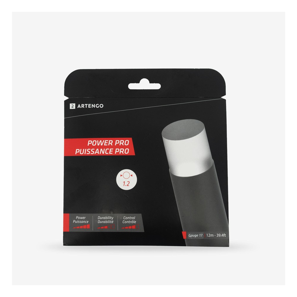 Monofilament Tennis Strings Power Pro 1.20 mm Gauge - Black