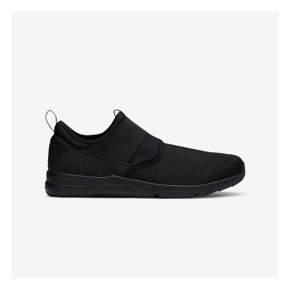 PW 160 Slip-On men's Fitness walking shoes - black