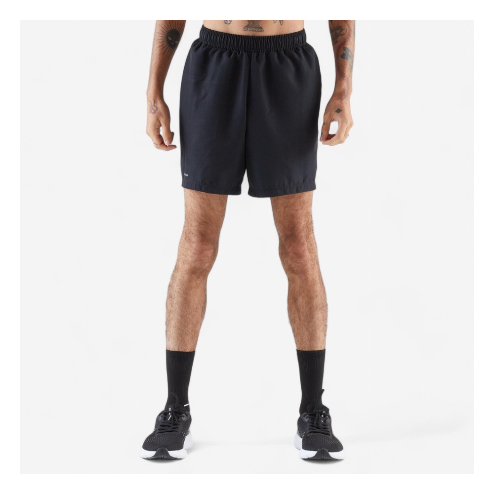 Kiprun Men's Running Shorts Black - Run 100