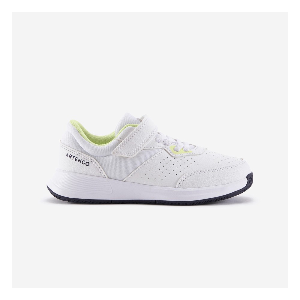 Kids' Rip-Tab Tennis Shoes Essential KD - White & Yellow