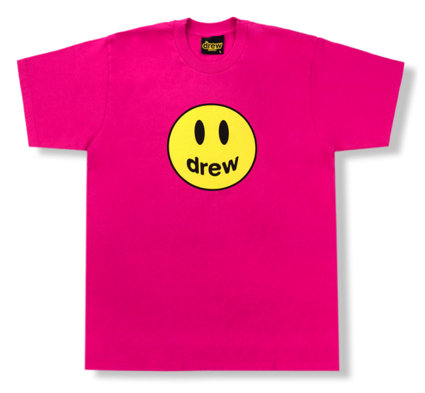 Áo thun graphic Drew House màu hồng magenta mẫu 08
